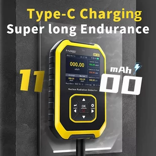 FNIRSI GC-01 Nuclear Radiation Detector with LCD Display - Multimetry - miniaturka - grafika 4
