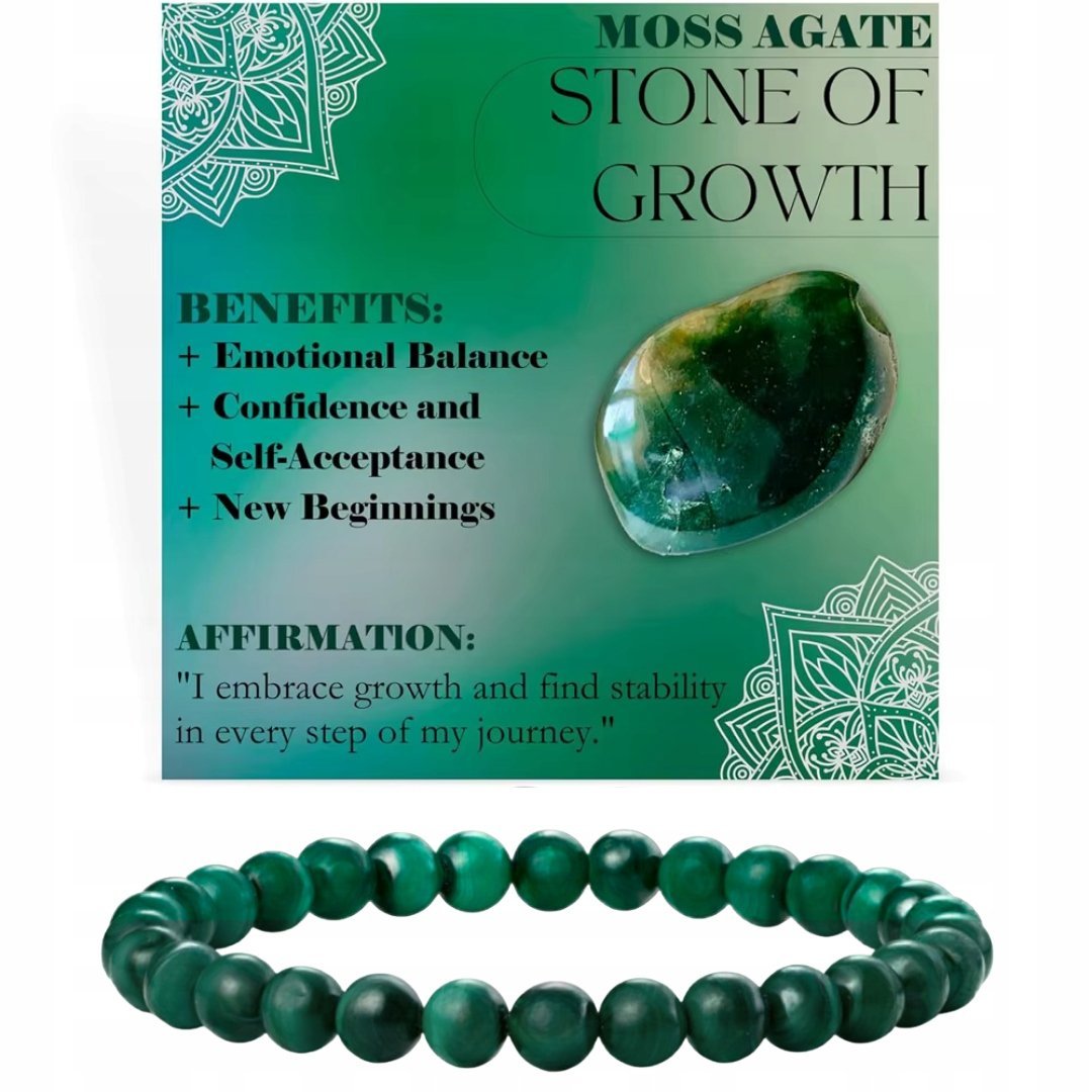 Bransoletka z Kamieni Naturalnych Wzrostu i Nowych Początków