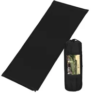 Karimaty - Mata samopompująca Springos 180 cm z pokrowcem czarna - miniaturka - grafika 1