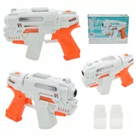 Zabawki militarne - Pistolet Do Baniek Mydlanych Automat Świeci Gra - miniaturka - grafika 1