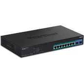 Pozostałe akcesoria sieciowe - Trendnet TPE-1021WS łącza sieciowe Zarządzany L2/L3/L4 Gigabit Ethernet (10/100/1000) Obsługa PoE Czarny - miniaturka - grafika 1