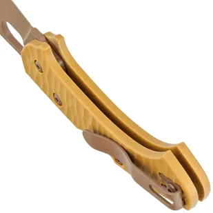 Nóż składany Fox Zero 2.0 Desert Warrior Coyote Tan FRN, Coyote Top Shield Becut by Jens Ansø (FX-311 CT) - Noże - miniaturka - grafika 5
