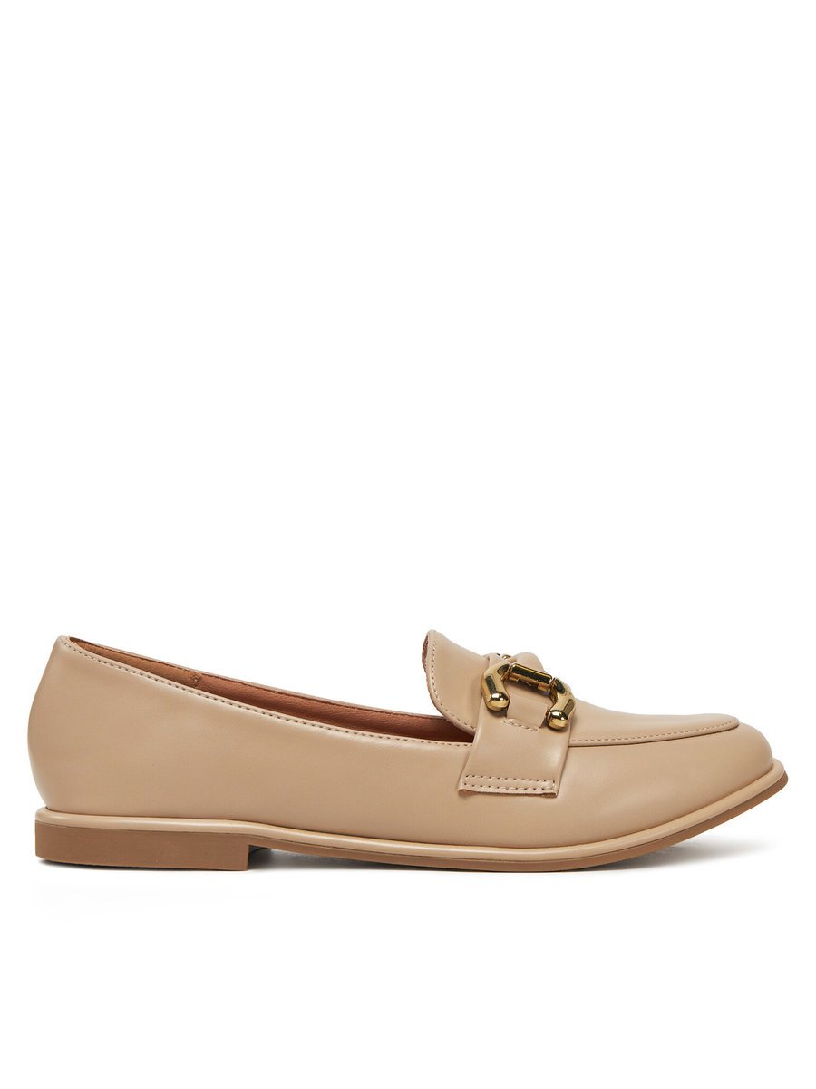 Deezee Loafersy Damskie Beżowy Y066