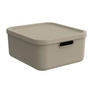 Pudła i pojemniki do przechowywania - Pudło do przechowywania Rotho Albula Light, 20 L, beżowy - miniaturka - grafika 1