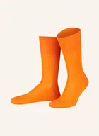 Skarpetki damskie - Falke Skarpety Kaszmirowe No. 2 orange - miniaturka - grafika 1