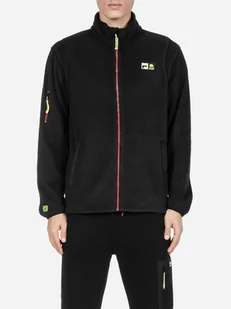 Bluza męska rozpinana streetwear polarowa Fila FAM0256-80010 S Czarna (4064556377456). Bluzy męskie streetwear - Bluzy męskie - miniaturka - grafika 1