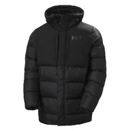 Kurtki męskie - Męska Kurtka zimowa pikowana HELLY HANSEN ACTIVE PUFFY LONG JACKET 53522_990 – Czarny - miniaturka - grafika 1