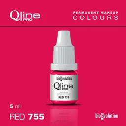 Pigment do makijażu permanentnego ust Bioevolution Red 755 Qline Pro 5ml - Pozostałe akcesoria kosmetyczne - miniaturka - grafika 1
