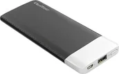Powerbanki - Powerbank Qoltec Slim 6000mAh Czarny - miniaturka - grafika 1