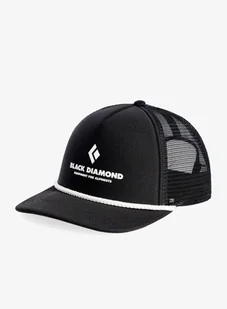 Czapka z daszkiem Black Diamond Flat Bill Trucker Hat - black/black - Czapki męskie - miniaturka - grafika 1