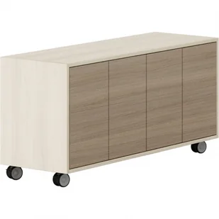 Layers Szafka na kółkach z drzwiami Wood LAYERS 611059 - Szafki biurowe - miniaturka - grafika 5