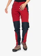 Odzież trekkingowa damska - Spodnie softshell damskie Rab Torque Pants - crimson - miniaturka - grafika 1