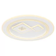 Lampy sufitowe - Globo Valeria 48455-40R plafon lampa sufitowa 1x40W LED 2700-6500K biały/opalizowany - miniaturka - grafika 1