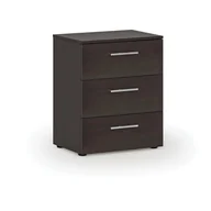 Szafki biurowe - Komoda biurowa do biurka PRIMO WOOD, 740 x 600 x 420 mm, wenge - miniaturka - grafika 1