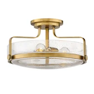 Lampy sufitowe - Sufitowa lampa Harper HK-HARPER-SFM-HB-CS Hinkley przezroczysty mosiądz - miniaturka - grafika 1