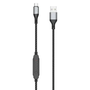 Dudao kabel USB - USB Typ C 5 A 1 m timer wyłącznik czasowy 1 - 5 godzin czarny (L7xsT) - Kable USB - miniaturka - grafika 4