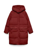 Kurtki damskie - Vero Moda Płaszcz pikowany w kolorze bordowym - miniaturka - grafika 1