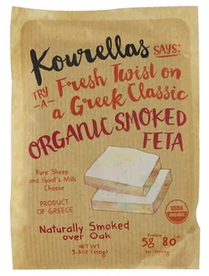 KOURELLAS (świeże produkty greckie) SER FETA WĘDZONY BIO 150 g - KOURELLAS BP-5200101976470 - Sery - miniaturka - grafika 1