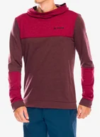 Bluzy sportowe męskie - Bluza z kapturem Vaude Qimsa Hoody - dark oak - miniaturka - grafika 1