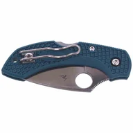 Noże - Nóż Spyderco Dragonfly 2 Blue FRN, K390 Plain (C28 - miniaturka - grafika 1