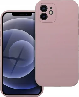 OEM Futerał SILICONE 2mm do IPHONE 12 pudrowy róż - Etui i futerały do telefonów - miniaturka - grafika 1