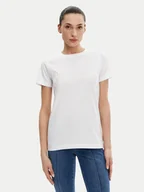 Koszulki i topy damskie - Silvian Heach T-Shirt GPP25110TS Biały Regular Fit - miniaturka - grafika 1
