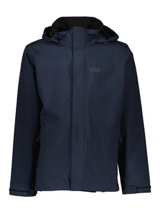 Jack Wolfskin Kurtka funkcyjna "Silver Pass" w kolorze granatowym - Kurtki i kamizelki sportowe męskie - miniaturka - grafika 1