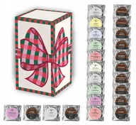 Zestawy upominkowe - KALENDARZ ADWENTOWY Z KAWĄ I HERBATĄ - 24 różne smaki herbat sypanych i kaw deserowych mielonych w saszetkach, prezent upominek na mikołaja święta dla kobiety faceta mężczyzny żony mamy dziewczyny - miniaturka - grafika 1