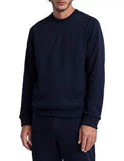 Bluzy męskie - Pierre Cardin Męska bluza z okrągłym dekoltem, ciemny szafir, XXL, Dark Sapphire, XXL - grafika 1