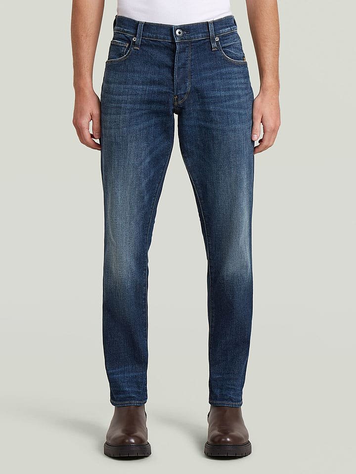 G-Star Dżinsy - Slim fit - w kolorze granatowym