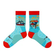 Skarpetki męskie - Skarpetki Gdańsk Żuraw rozmiar 42-46 L-XL - miniaturka - grafika 1