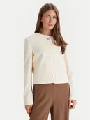 Marynarki i żakiety damskie - Calvin Klein Marynarka Lux Crepe Lady LV044F418G Żółty Regular Fit - miniaturka - grafika 1