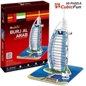Puzzle - Cubic Fun, puzzle 3D Burj Al Arab - miniaturka - grafika 1