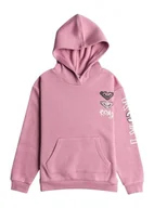 Koszulki i topy damskie - Roxy Top SURF FEELING HOODIE SZCZOTKOWANA Młodzieżowa Fioletowa 16/XXL - miniaturka - grafika 1
