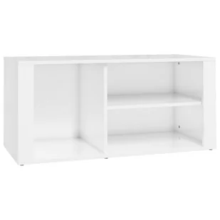Lumarko Szafka na buty, wysoki połysk, biała, 100x35x45 cm - Szafki na buty - miniaturka - grafika 3