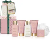 Zestawy kosmetyków damskich - Baylis & Harding Jojoba, Vanilla & Almond Oil Mini Stack 325ml - Zestaw do pielęgnacji ciała - miniaturka - grafika 1