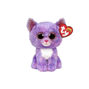 Ty Meteor Maskotka Lawendowy kot Cassidy 15 cm GXP-802205 - Maskotki i pluszaki - miniaturka - grafika 3