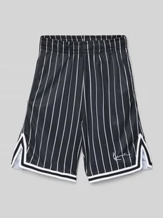 Szorty o luźnym kroju z wyhaftowanym logo - Spodnie i spodenki dla chłopców - miniaturka - grafika 1