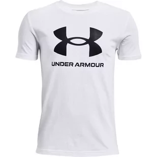 Koszulka chłopięca Under Armour Sportstyle Logo SS - Koszulki dla dziewczynek - miniaturka - grafika 1
