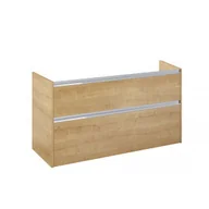 Szafki łazienkowe - ROCA A857906464 Szafka GAP PRO do kompletacji z blatem 120 cm Jasny Dąb - miniaturka - grafika 1
