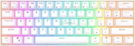 Klawiatury - Klawiatura Royal Kludge RK61 - HOTSWAP - WHITE - miniaturka - grafika 1