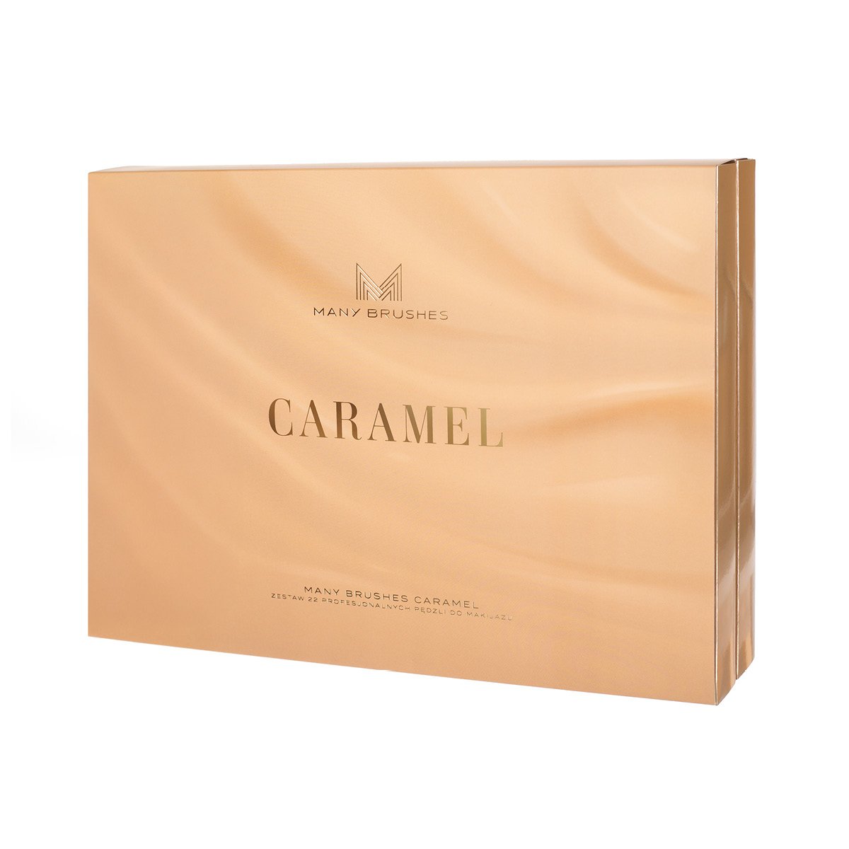 Many Brushes Caramel Zestaw 22 profesjonalnych pędzli do makijażu