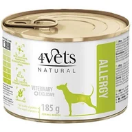 Mokra karma dla psów - 4Vets Natural Dog Allergy Lamb New 185 g - miniaturka - grafika 1