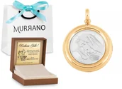 Dewocjonalia - Złoty medalik 585 Matka Boska PREZENT GRAWER - miniaturka - grafika 1