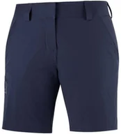 Spodnie sportowe damskie - Salomon Spodenki Wayfarer Shorts W Night Sky/ Ebony C14913 - miniaturka - grafika 1