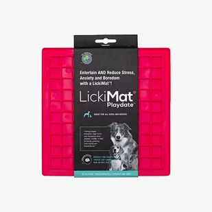 Mata LickiMat wspomaga trawienie psa kota 20x20 cm - Miski dla psów - miniaturka - grafika 1