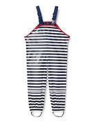 Spodnie i spodenki dla chłopców - Playshoes Rain Overalls Kombinezon Wodoodporny Unisex-Dzieci i Chłopcy, Niebieski/Biały (Marine/Weiß 171), 86 - miniaturka - grafika 1