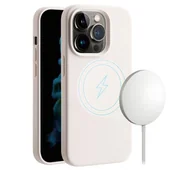 Etui i futerały do telefonów - Vivanco Mag Hype do iPhone 14 Pro Max (piaskowy) - miniaturka - grafika 1