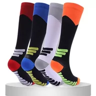 Skarpetki damskie - Clotth Męskie skarpety outdoorowe, czarny, czerwony, osfm, X-Large - miniaturka - grafika 1