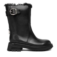 Botki damskie - Botki Badura EO-CECILIA-2521-86-1 Czarny - miniaturka - grafika 1